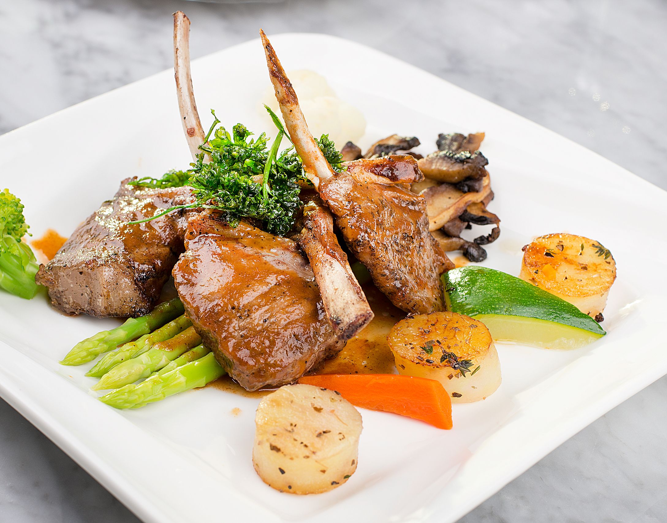 Herb-Crusted Rack of Lamb